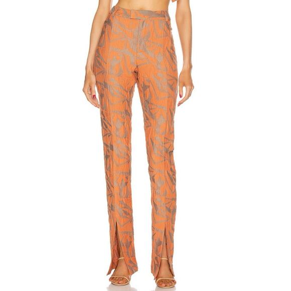 Alexis Attila Pant Medium flared slim textured tapered trouser colorful
